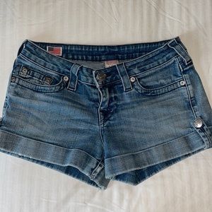 True Religion denim shorts Size 29